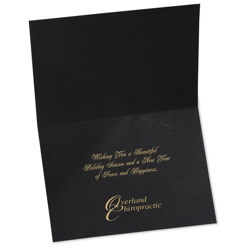 Additional Image 2 - a black card with gold text