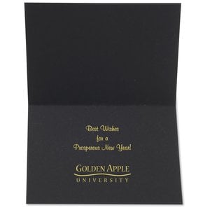 Additional Image 3 - a black card with gold text