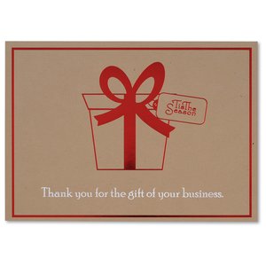 Additional Image 2 - a gift card with a red bow