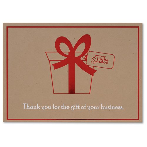 Additional Image 2 - a gift card with a red bow