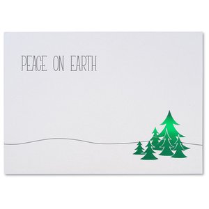 Additional Image 3 - a white card with green trees