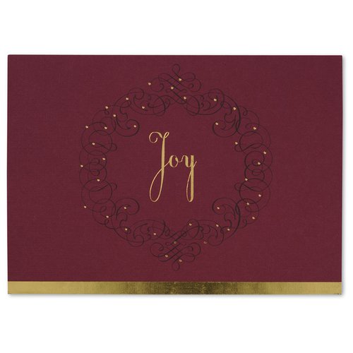 Additional Image 3 - a red and gold card