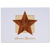 View Image 3 of 4 of Raised Star Ornament Greeting Card