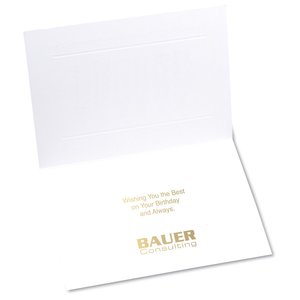 Additional Image 3 - a white card with a logo