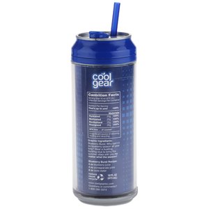 Additional Image 6 - a blue plastic bottle with a straw