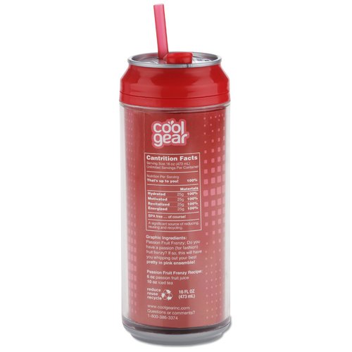 Additional Image 5 - a red beverage can with a straw