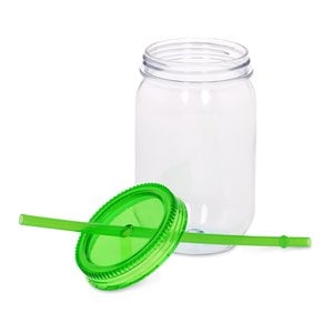 Additional Image 1 - a glass with a straw and a green circle