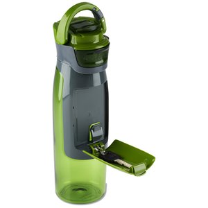 Additional Image 1 - a green water bottle with a lid