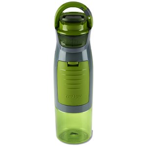 Additional Image 2 - a green water bottle with a green label