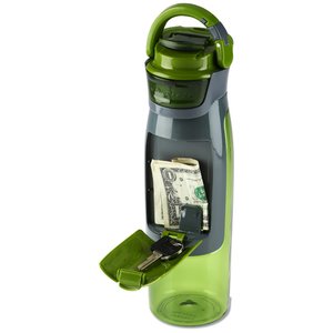 Additional Image 3 - a green water bottle with a lid