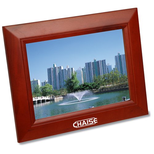Additional Image 4 - a red frame with a picture of a city