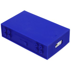 Additional Image 3 - a blue rectangular object with a white background
