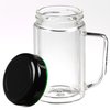 View Image 3 of 3 of Double Wall Glass Mug - 10 oz. - Closeout