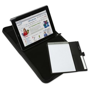 Additional Image 3 - a black case with a white paper and a black folder
