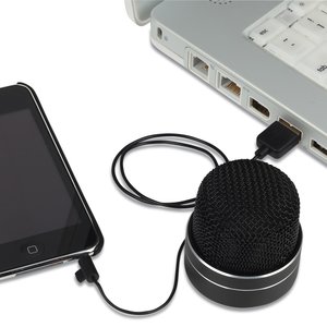 Additional Image 2 - a black headphones connected to a laptop