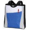 View Image 3 of 6 of Accent Panel Tote - Embroidered