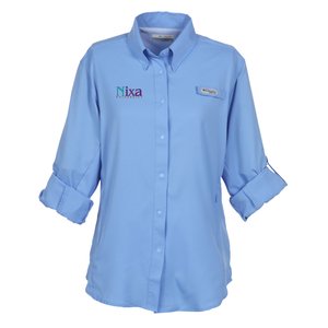 Additional Image 2 - a blue shirt with rolled up sleeves