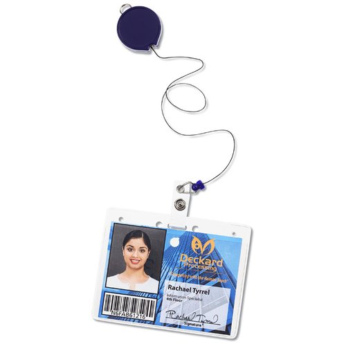 Additional Image 1 - a badge with a cord attached to it