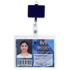 View Image 5 of 5 of Retractable Badge Holder with Lanyard Attachment - Rectangle