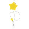View Image 4 of 4 of Retractable Badge Holder with Lanyard Attachment - Star