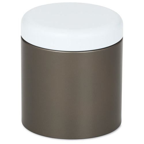 Additional Image 2 - a brown container with a white lid