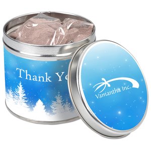 Additional Image 1 - a blue and white can with a lid