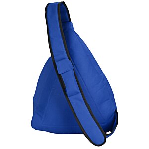 Additional Image 1 - a blue bag with a black strap