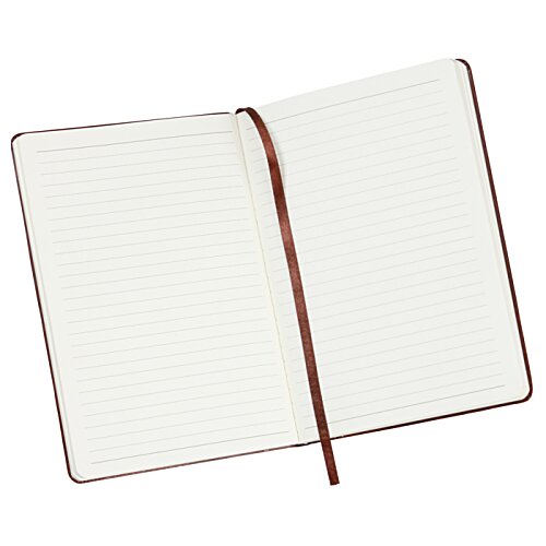 Additional Image 2 - a white notebook with a red band
