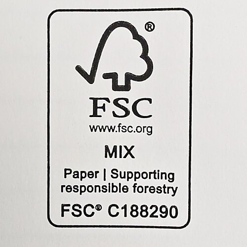 Additional Image 4 - a black and white label with a tree and arrow
