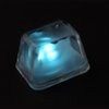 a blue light in a plastic box
