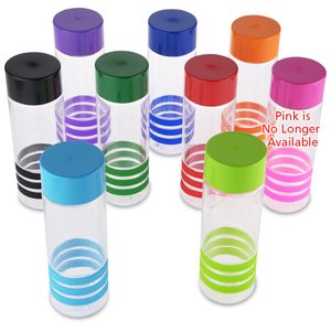 Additional Image 1 - a group of small plastic containers with different colored caps