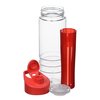 View Image 2 of 4 of Clear Impact Infuser In The Groove Bottle with Flip Carry Lid - 24 oz.