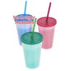 View Image 2 of 4 of Color Changing Tumbler with Straw - 16 oz.