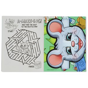 Additional Image 3 - a coloring book with a cartoon mouse face