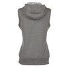 View Image 2 of 2 of Full Zip Fleece Hoodie Vest - Ladies' - Screen