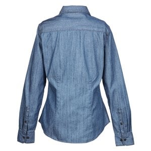 Additional Image 1 - a blue shirt on a white background