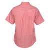 View Image 2 of 2 of Gingham Short Sleeve Easy Care Shirt - Men's