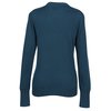 View Image 2 of 2 of Fine Gauge V-Neck Sweater - Ladies'