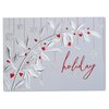 View Image 3 of 4 of Holiday Red Berries Greeting Card -