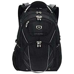 Additional Image 1 - a black backpack with a white background