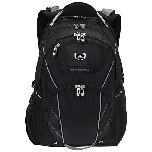 Additional Image 1 - a black backpack with a white background