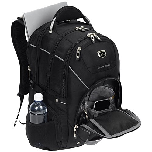 Additional Image 2 - a black backpack with a strap