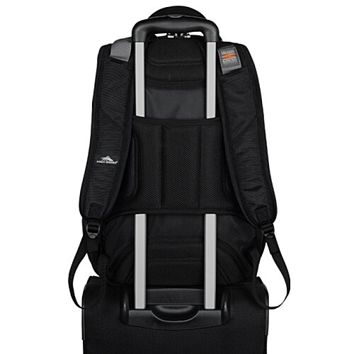 Additional Image 6 - a back of a black backpack