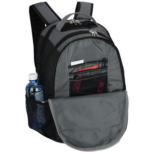 Additional Image 2 - a black and grey backpack