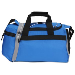 Additional Image 2 - a blue and black duffel bag