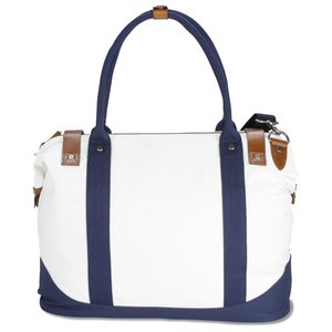Additional Image 2 - a white and blue handbag