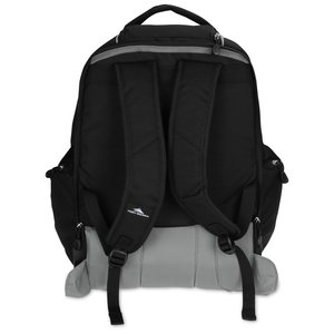 Additional Image 2 - a black backpack with legs