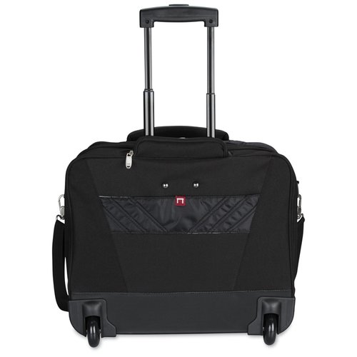 Additional Image 3 - a black suitcase with wheels
