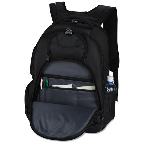 Additional Image 3 - a black backpack with a pocket