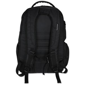 Additional Image 1 - a black backpack with straps